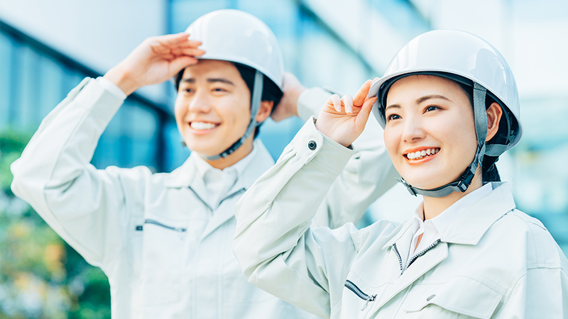 建設業未経験者、大歓迎！ゼロから着実に成長できる『充実の育成サポート』